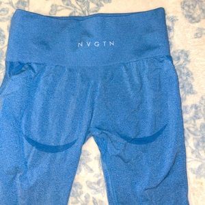 NVGTN XL Sky Blue Seamless Leggings